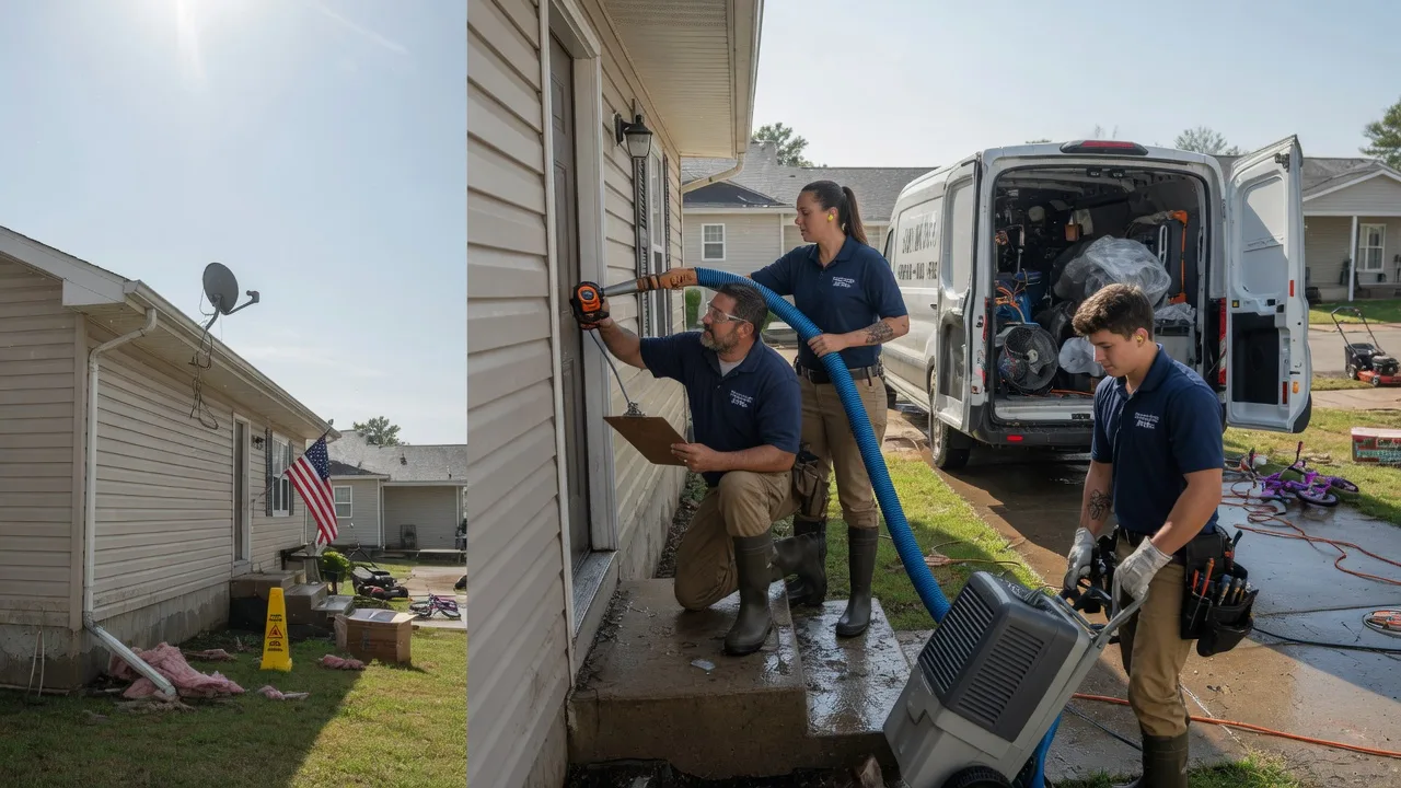 Ceiling Water Damage Restoration in Blue Mountain, MS near me
